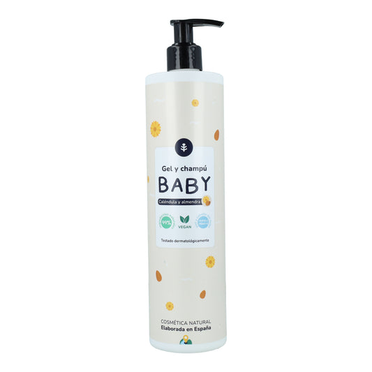 Planeta Huerto Gel e Champô Infantil Calêndula e Amêndoa 500 ml