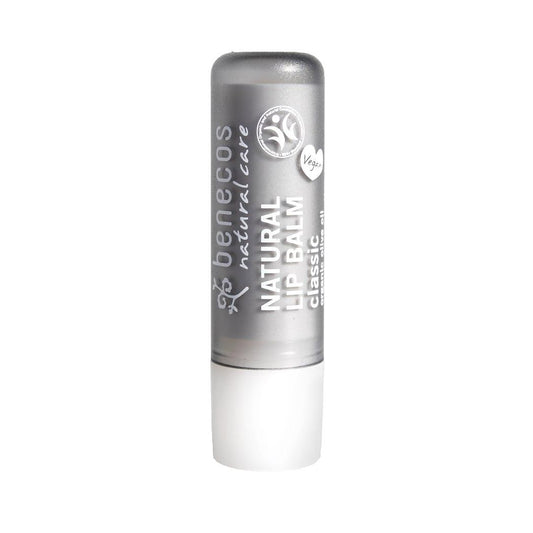 Bálsamo labial de manteiga de cacau e azeite biológico Benecos, 4,5 g