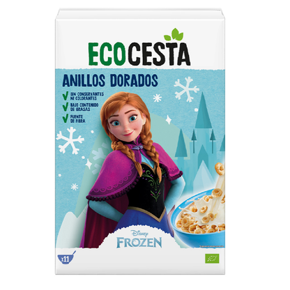 Cereal Matinal Golden Rings BIO Disney Edition Ecocesta 330 g