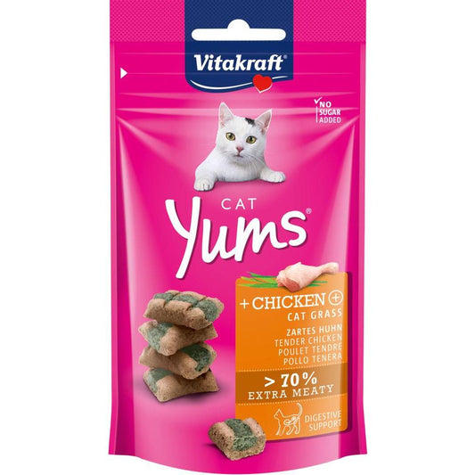 Vitakraft Cat Yums Frango com Catnip 40g