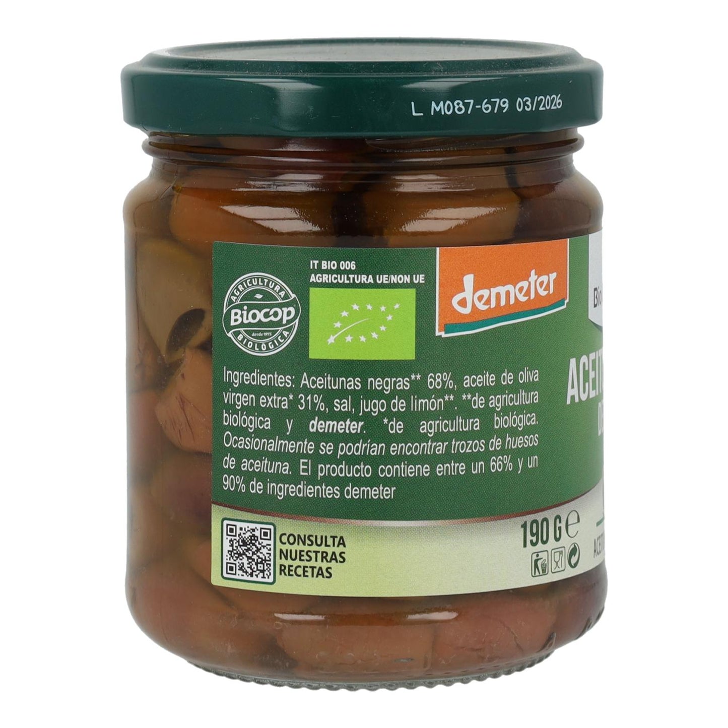 Azeitonas Bio Mix Biológicas Itália 350 gr