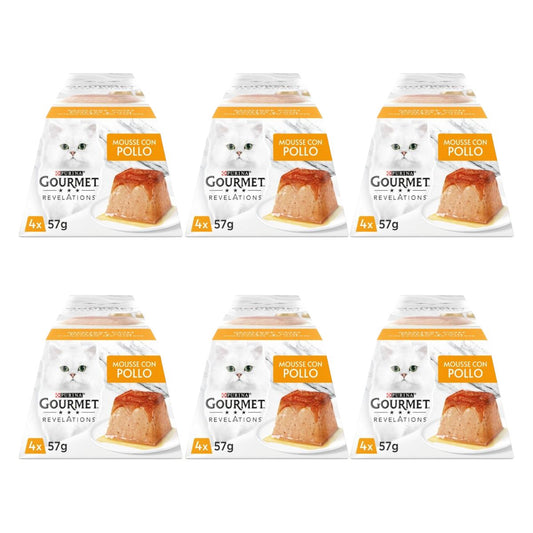 Embalagem de 6 x Mousse de Frango GOURMET REVELATIONS (4 x 57 g)