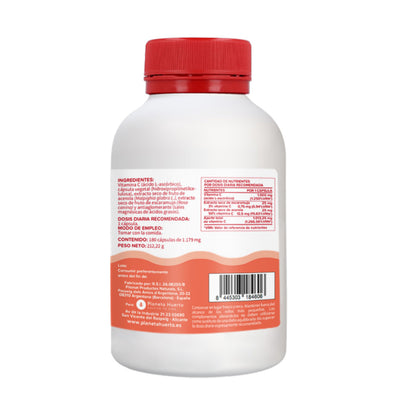 Vitamina C 1000 mg Planeta Huerto 180 cápsulas vegetais