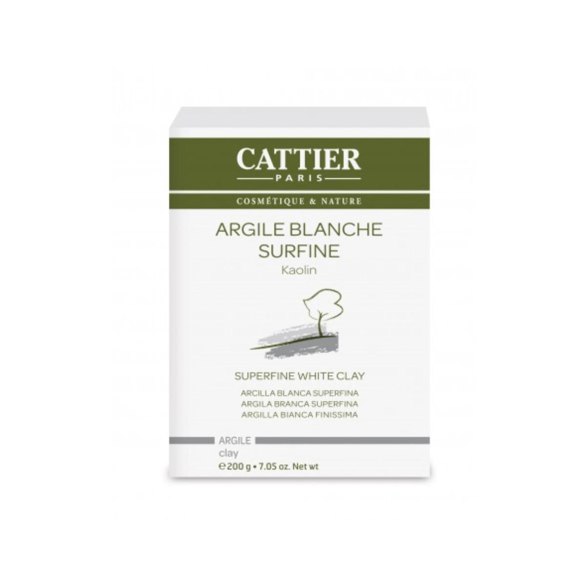 Argila branca superfina Cattier, 200g