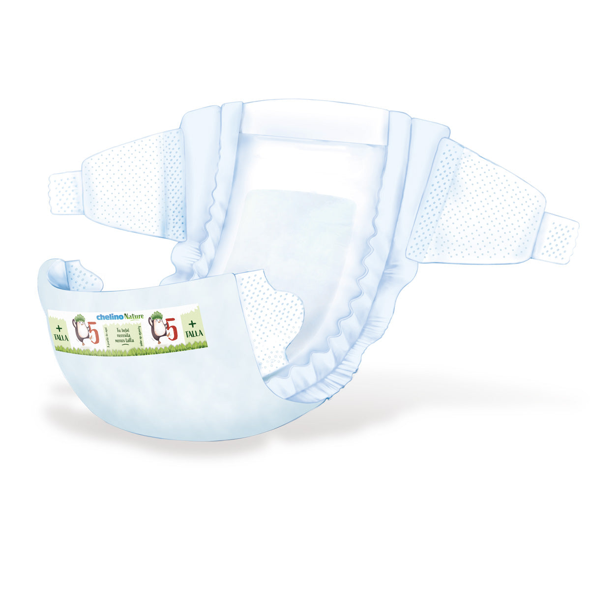 Pack poupança fraldas T5 13-18 kg Chelino Nature 120 unidades