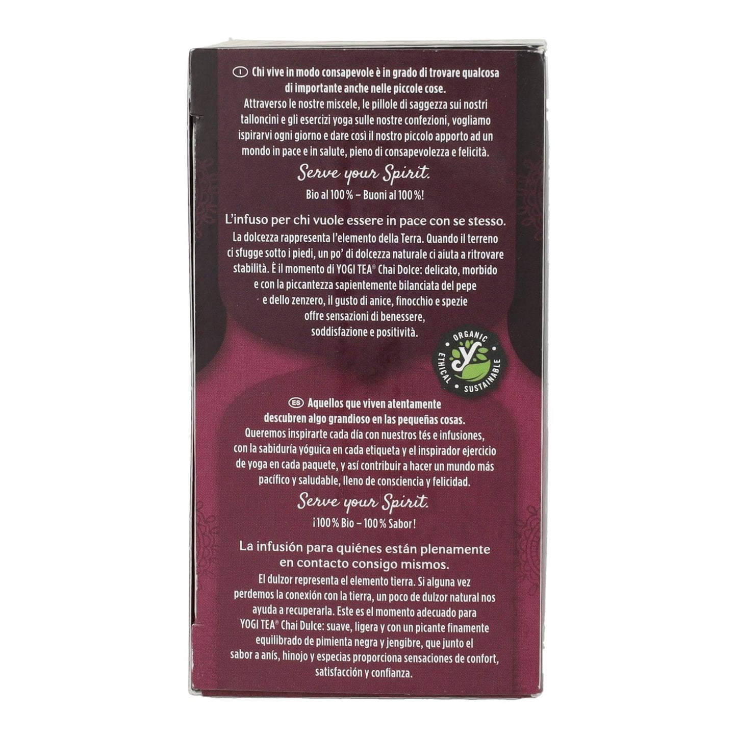 Yogi Tea BIO Sweet Chai, 17 saquetas de chá