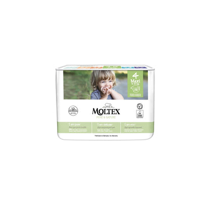 Fraldas Moltex Pure &amp; Nature T4 (9-15 kg), 50 unidades