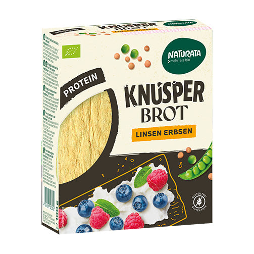 Pan Crujiente de Lenteja y Guisante Sin Gluten ECO Naturata 100 g