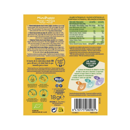 Pack de 7x Eco Mango Snacks 18 g - Hero Solo