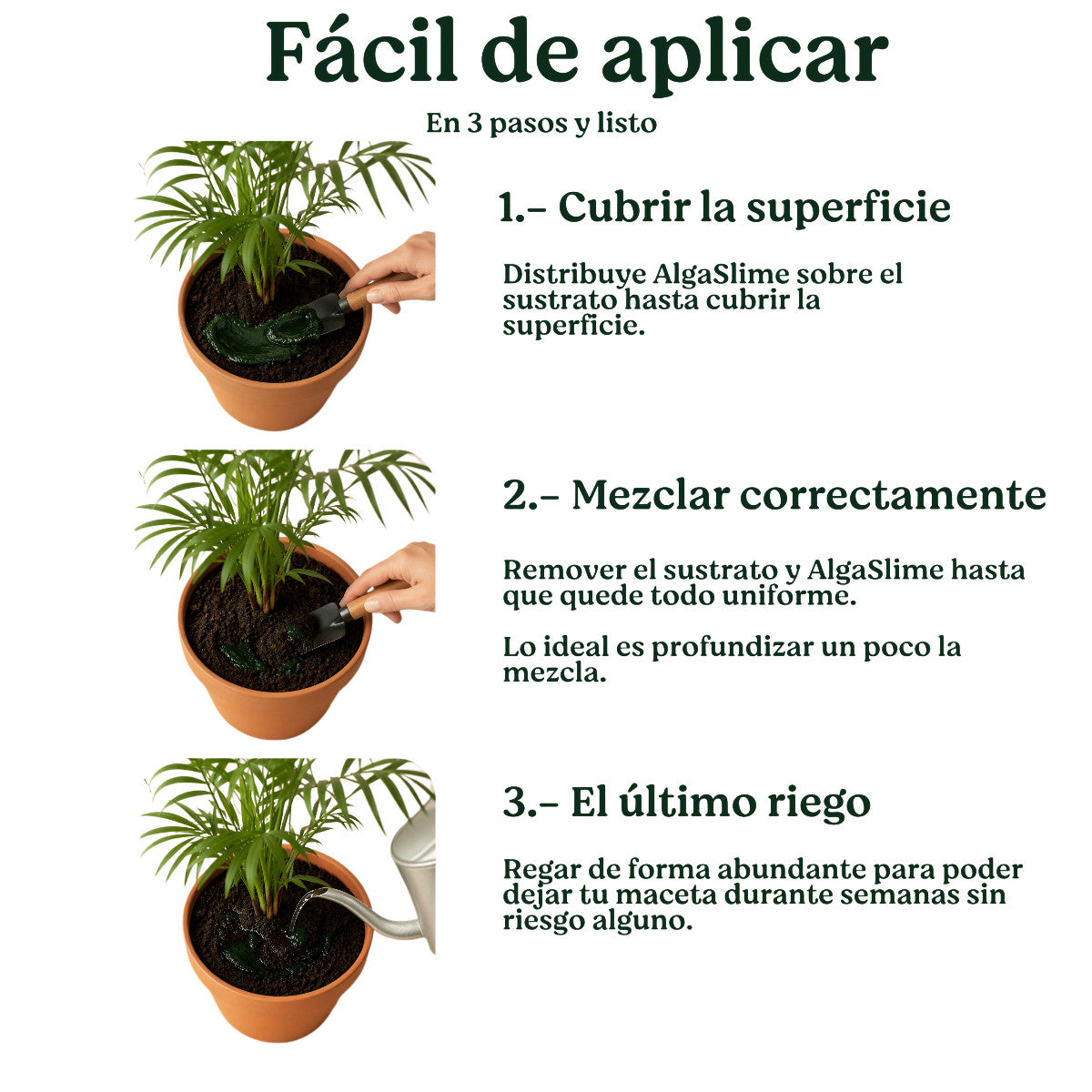 Pack 2x Gel de Riego para Plantas con Microalgas Vivas AlgaSlime 1l