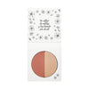 Blush Duo 02 Costa Dorada, Acabamento Suave e Luminoso com Creme de Manteiga de Karité Orgânica, NaturaBio Cosmetics, 2 x 4 g