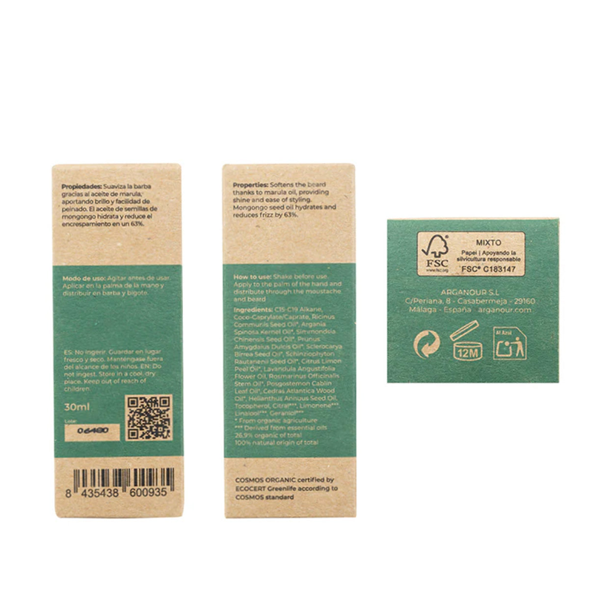 Óleo para Barba Arganour 30ml