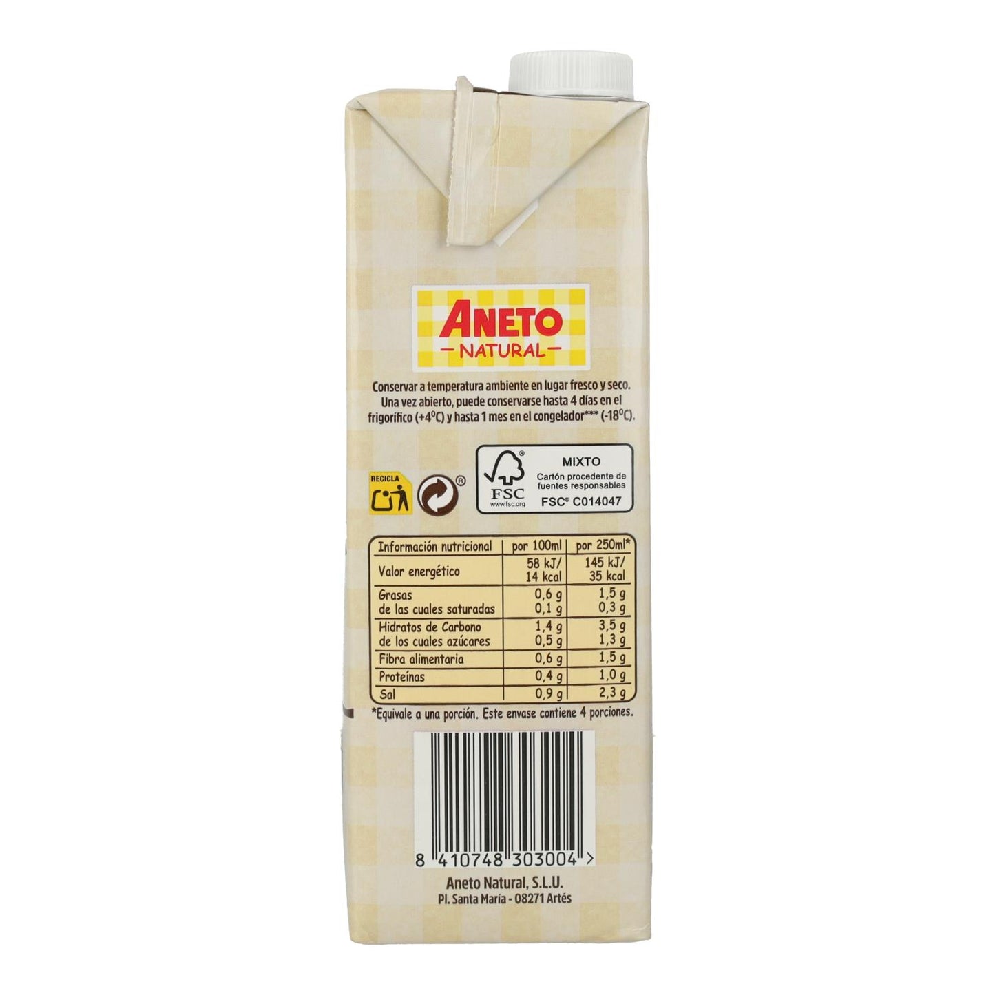 Caldo de Cebola Natural Aneto ECO 1L