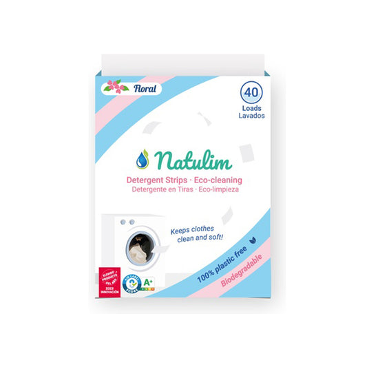 Tiras de lavagem Eco Floral, Natulim, 40 lavagens