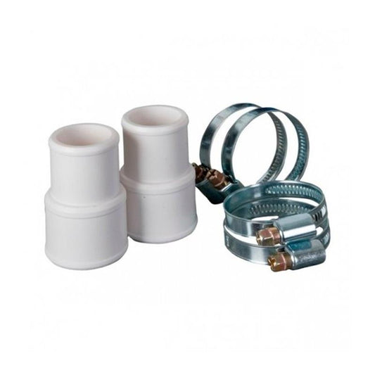 Kit 2 conectores Ø 38-32 + 4 abraçadeiras metálicas Gre