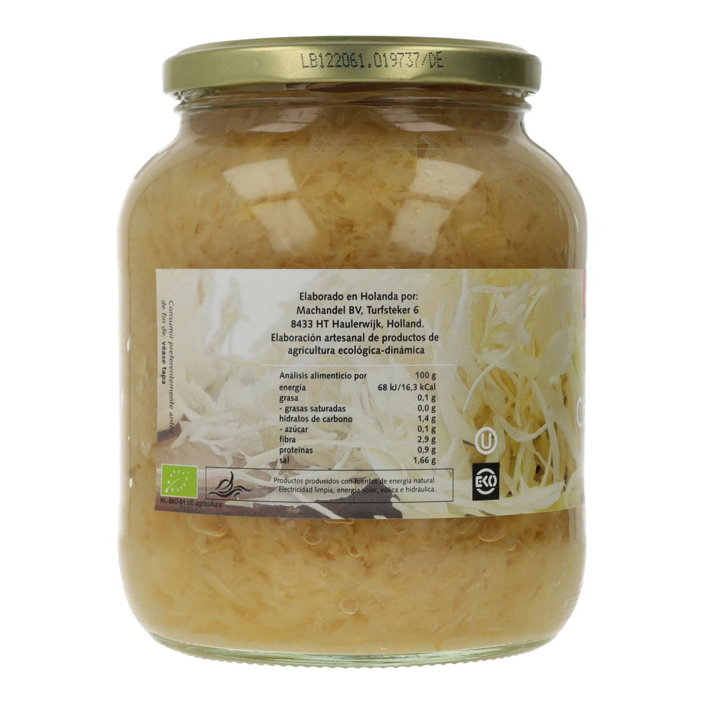 Chucrute biológico Demeter Machandel 360 g