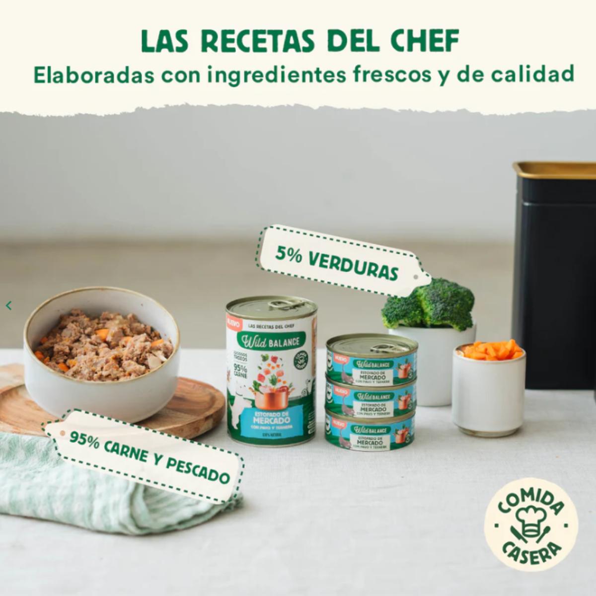 Ensopado de Mercado Wild Balance com Peru e Carne para Gatos 80g