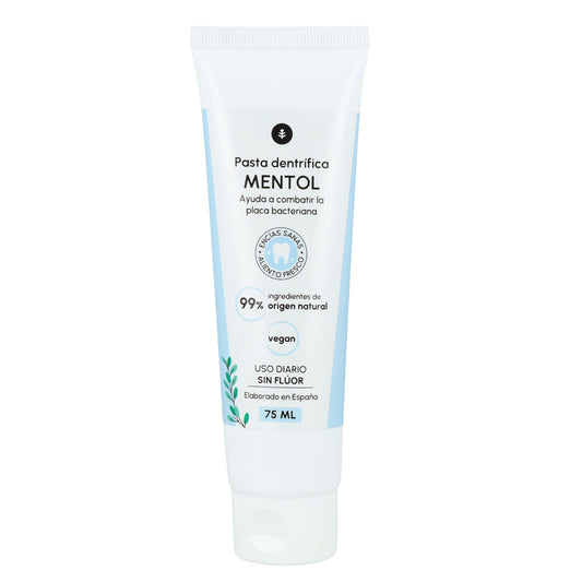 Pasta de dentes sem flúor Mentol Planeta Huerto 75 ml