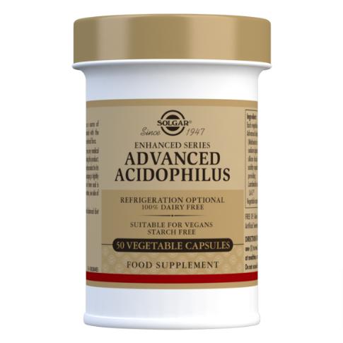 Solgar Advanced Acidophilus Plus 60 Cápsulas