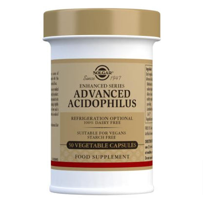 Solgar Advanced Acidophilus Plus 60 Cápsulas