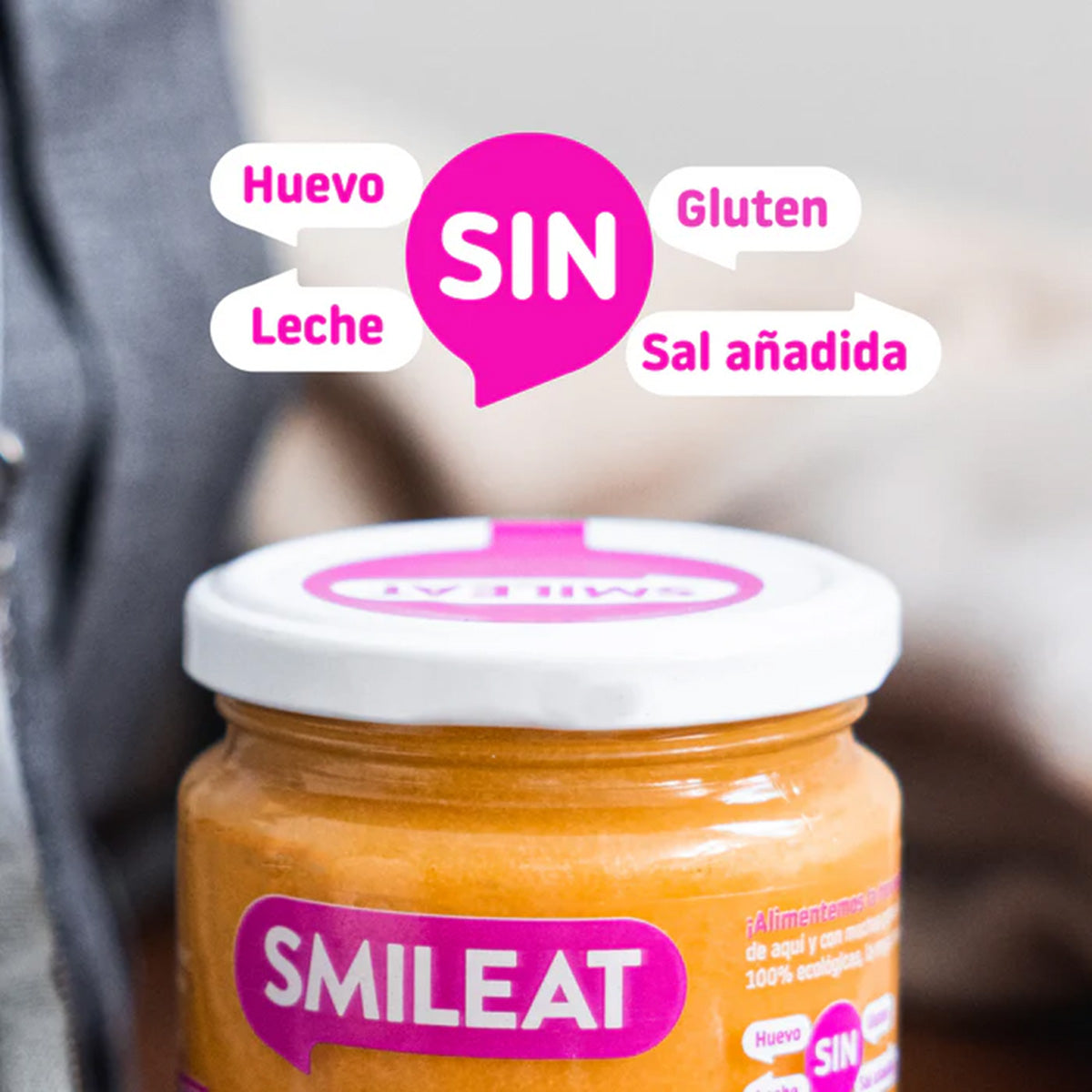 Smileat Peru e Vegetais Biológicos em Pote +6 meses, 230g