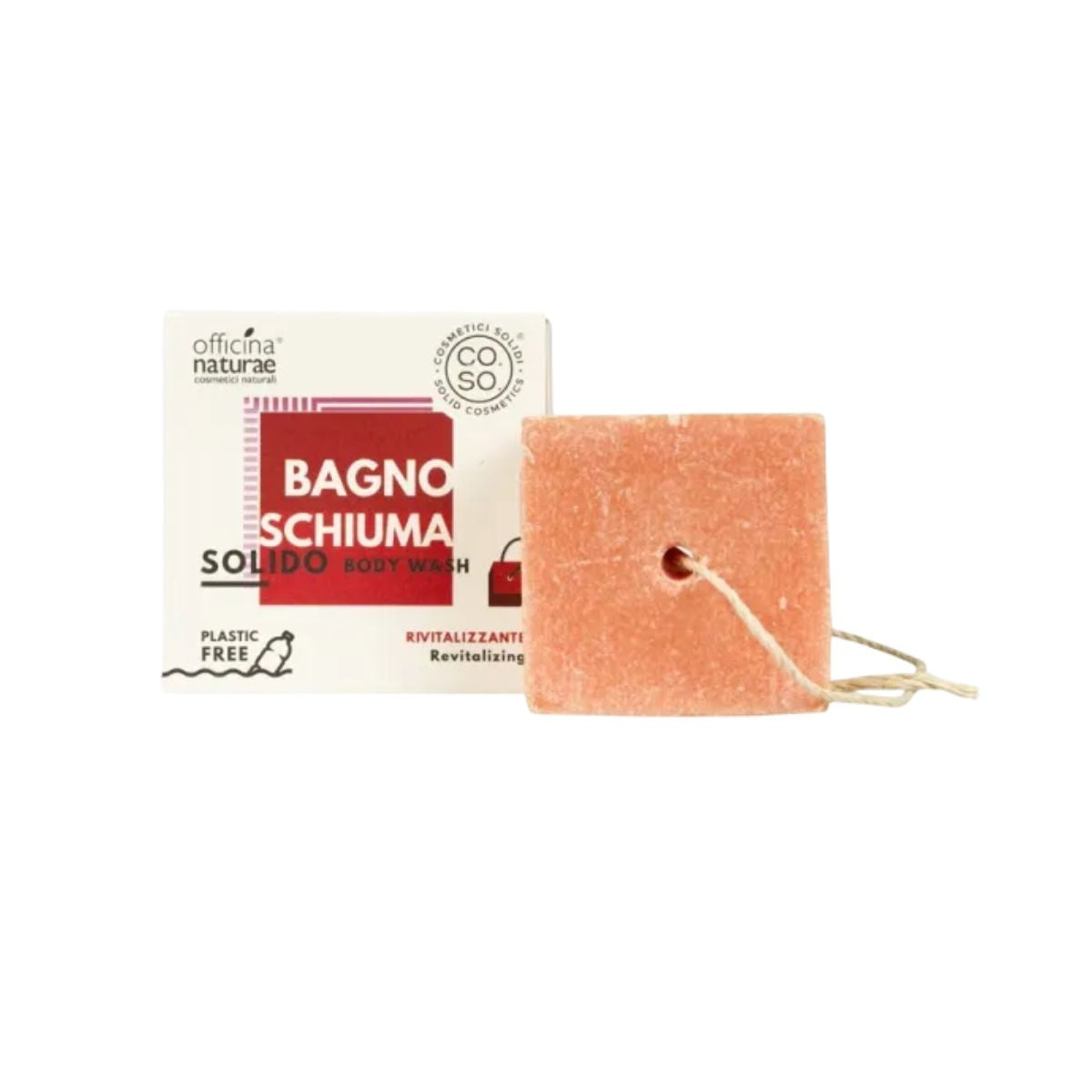 Gel de Banho Sólido Revitalizante Sem Resíduos 64gr Ecologico Officina Naturae