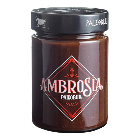 Creme Saudável de Avelã e Cacau Ambrosia Paleobull 300 g