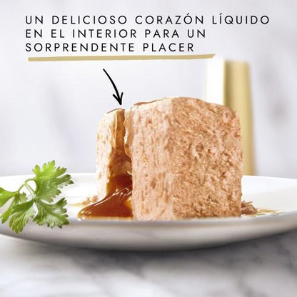 Embalagem de 24 x Ração Húmida para Frango Fondant GOURMET GOLD 85 g
