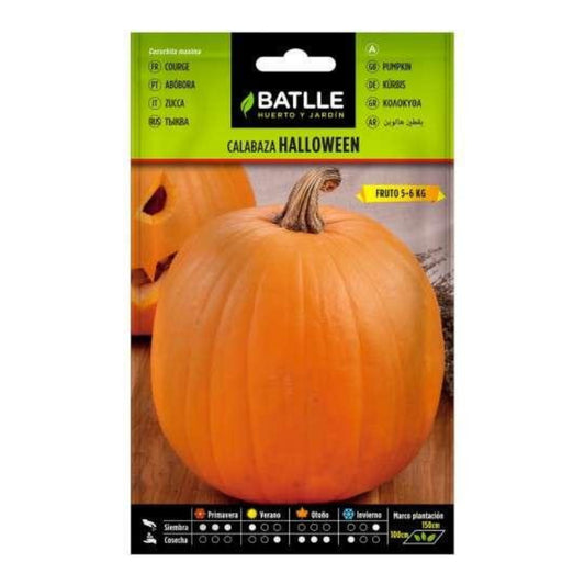 Sementes de abóbora de batalha de Halloween