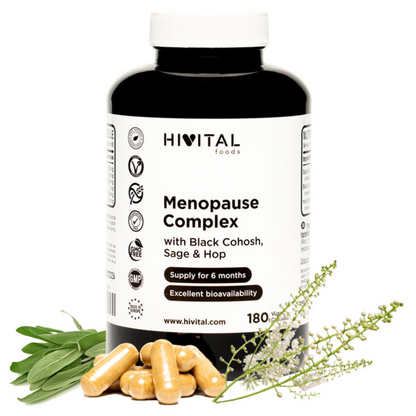 Menopausa Complex Hivital 180 cápsulas vegan