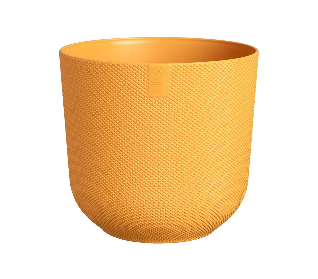Elho Jazz Round Macetero Amarillo Ámbar 14cm