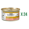 Embalagem 24 x GOURMET GOLD Mousse Comida húmida Salmão 85 g