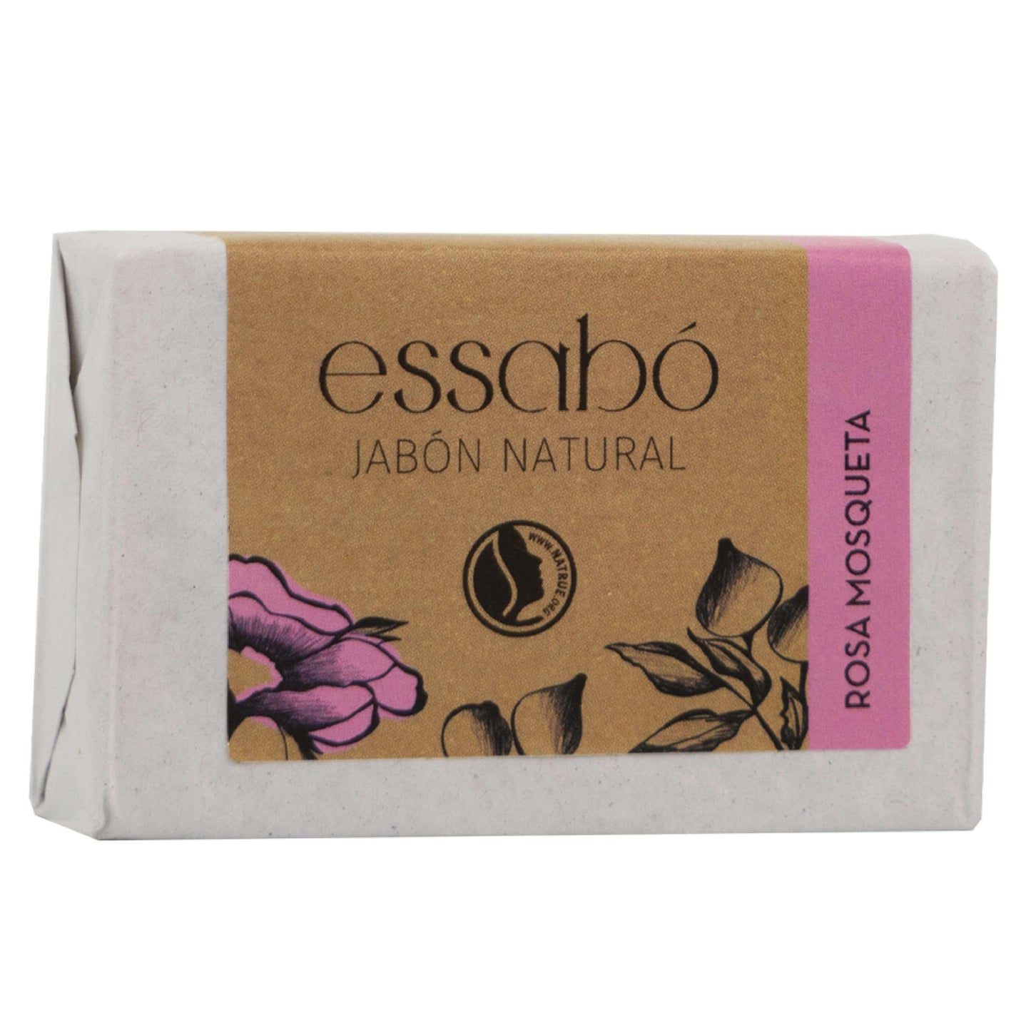 Sabonete artesanal de Rosa Mosqueta Essabó 100g