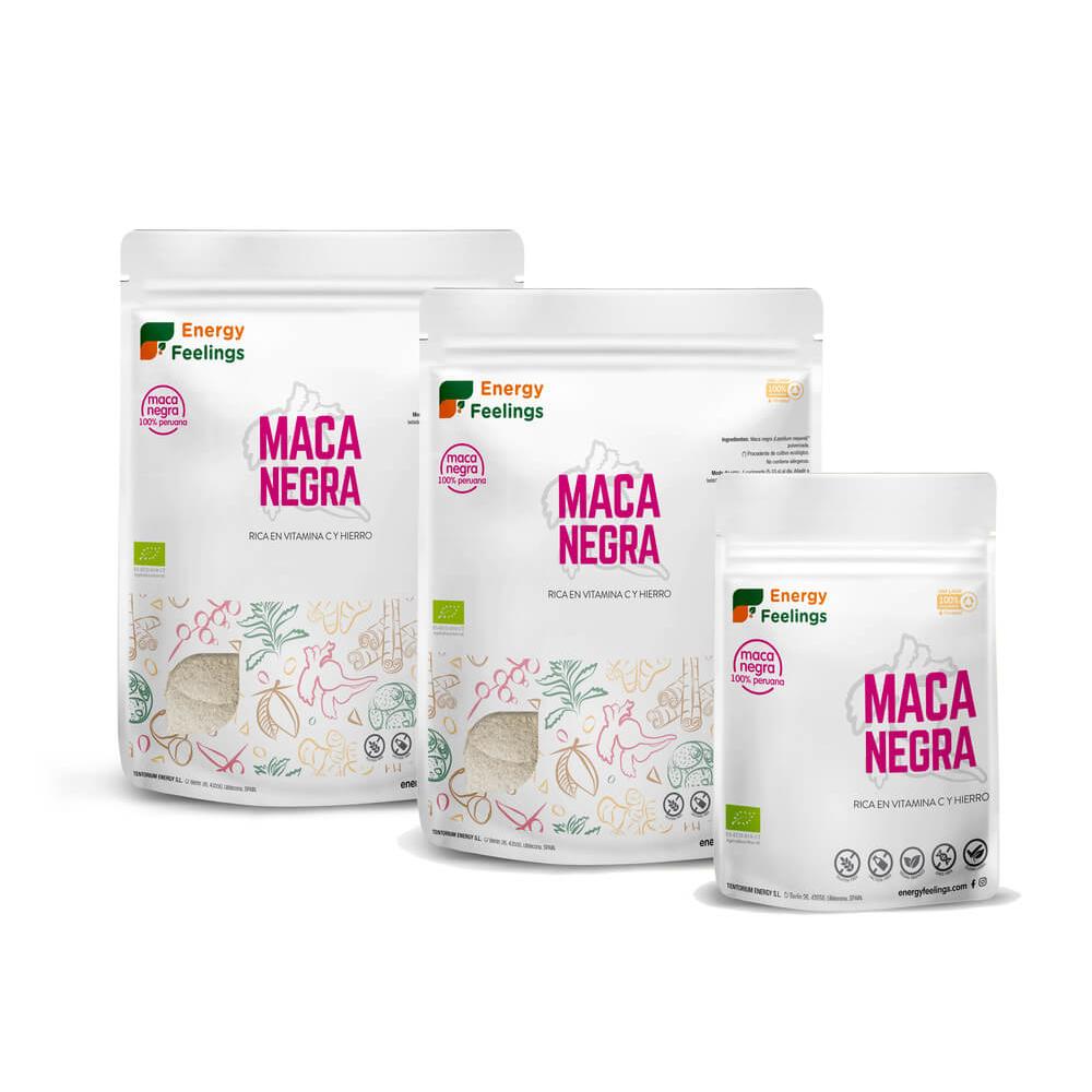 Pack de 2 Macas pretas em pó ECO Energy Feelings 1 kg