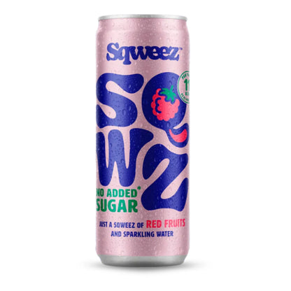 Bebida sabor frutos vermelhos SQWZ 250 ml