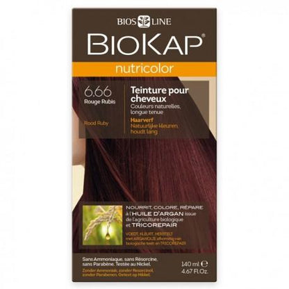Corante Vermelho Rubi 6,66 Biokap 140 ml 