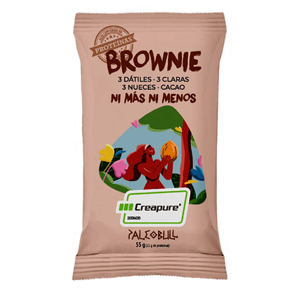 Embalagem de 6 barras de brownie, Paleobull, 55 g