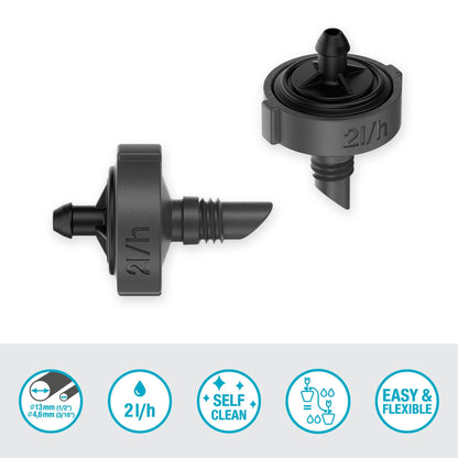 Gotejador autocompensador de 2 l/h x15 Gardena Microdripsystem