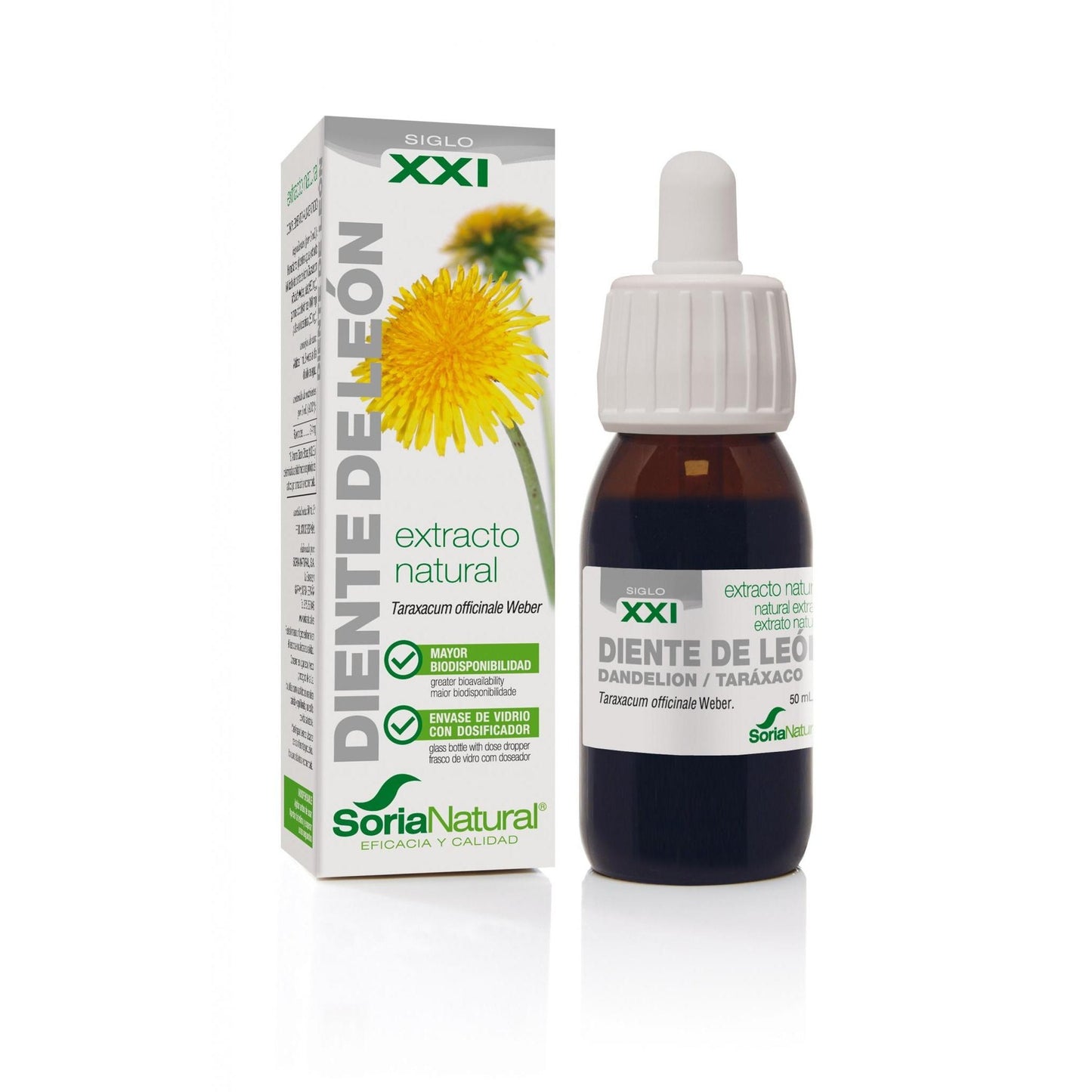 Extrato de Dente-de-leão Soria Natural, 50 ml