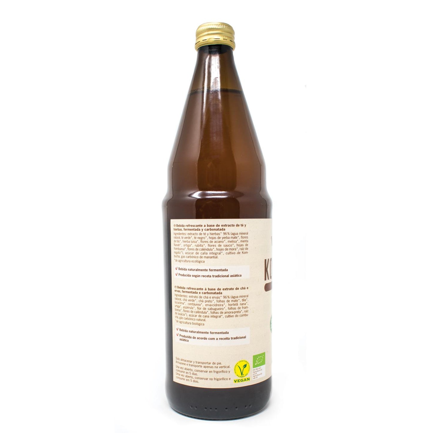 Embalagem de 6X Kombucha Voelkel BIO Original 750 ml