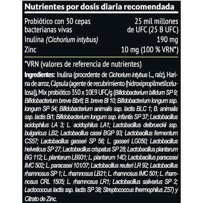 Probiótico Probull 30 Strain Paleobull 60 Cápsulas