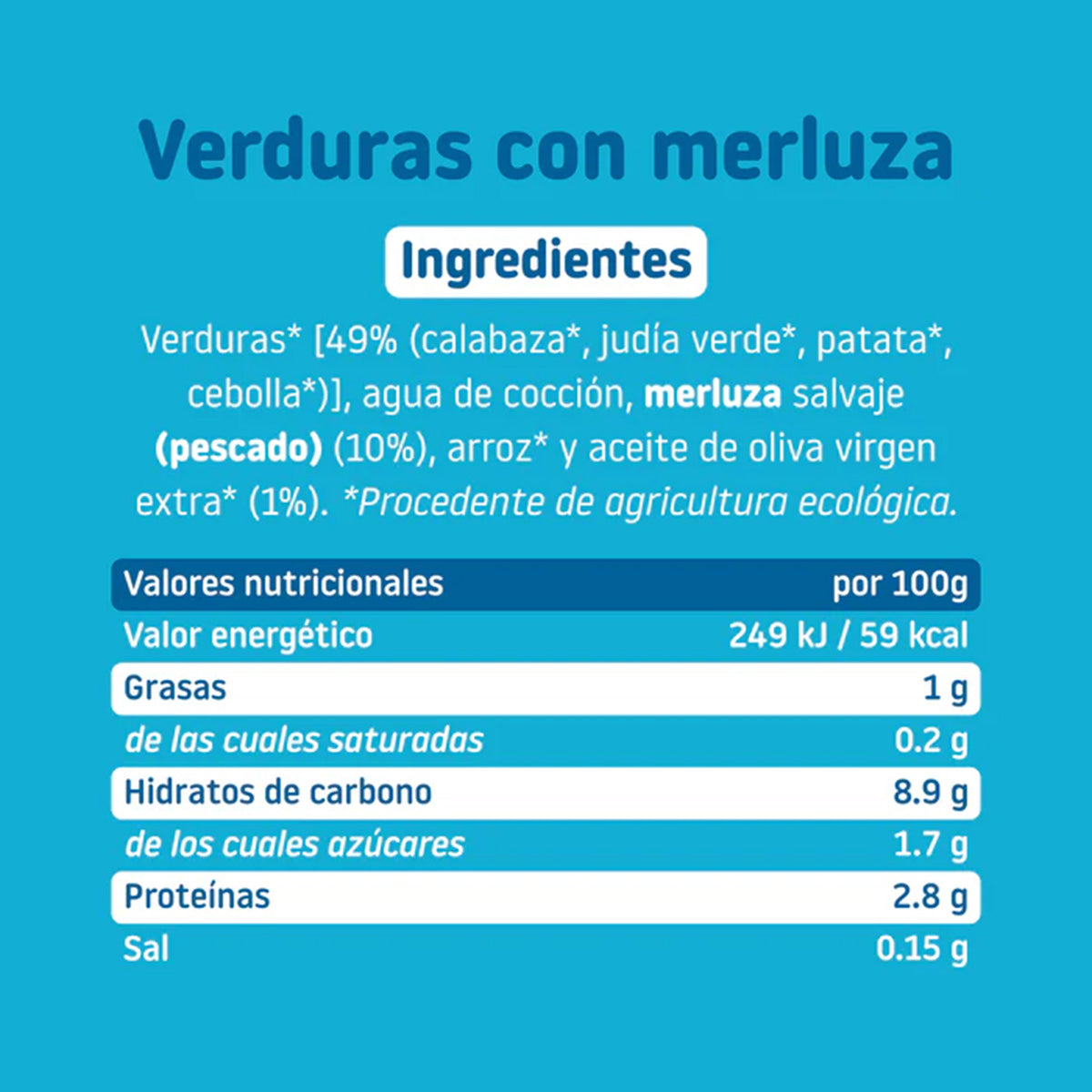 Smileat Pote de Legumes Biológicos com Pescada +6 meses 230g