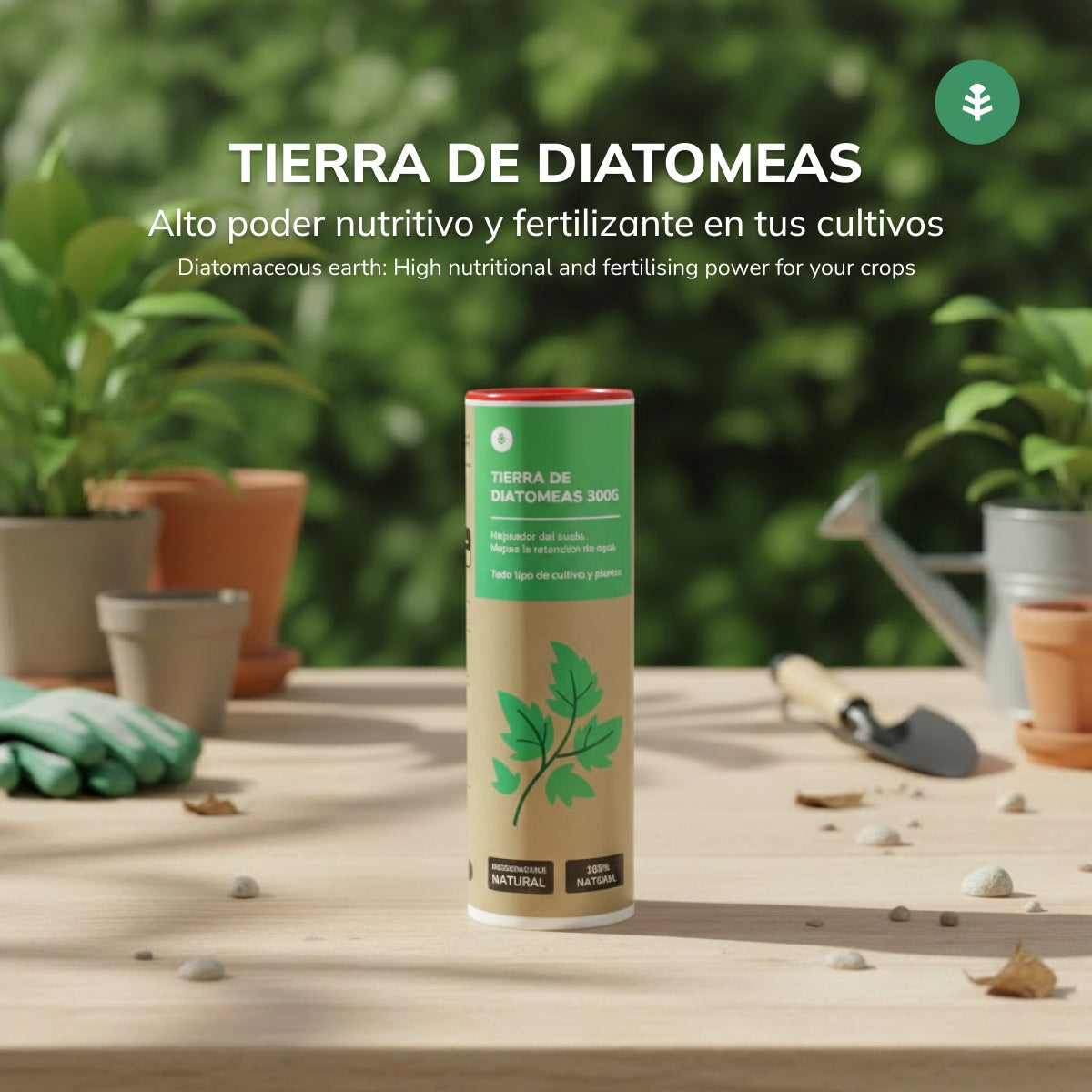 Terra Diatomácea Planeta Huerto 300 gr