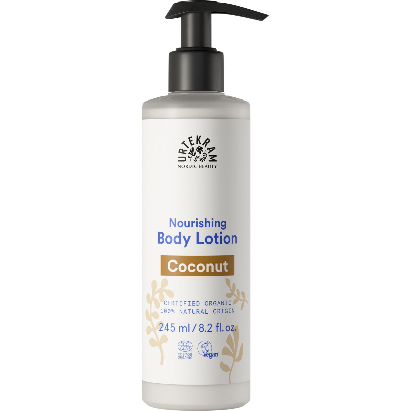 Loção corporal de coco Urtekram, 245 ml