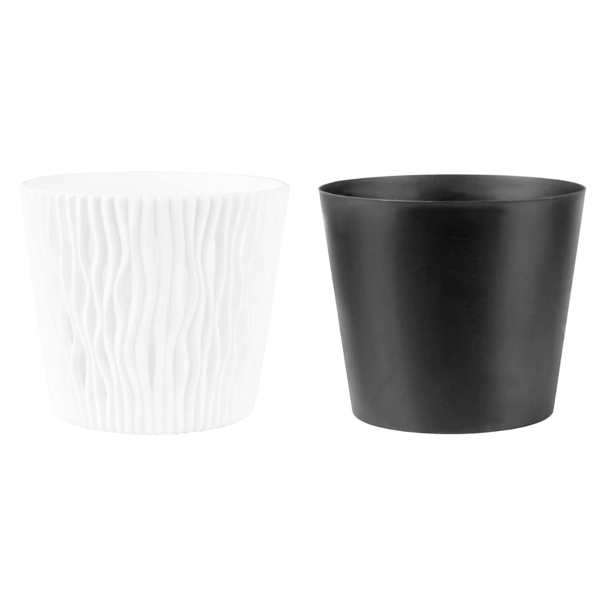 Vaso Duna com inserto branco D 22 x 19