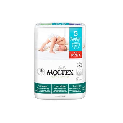 PROMOÇÃO ESPECIAL Calça Moltex Pure &amp; Nature T5 (9-14 kg), 40 Unidades