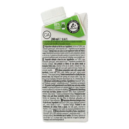 Preparação culinária Leite de Coco Cuisine Ecomil 200 ml