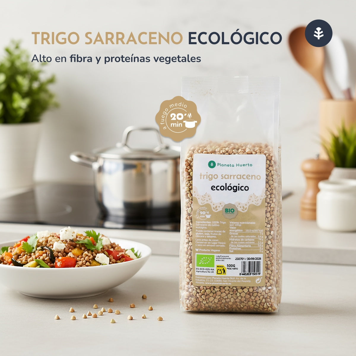 Trigo Sarraceno Biológico Planeta Huerto 500 g