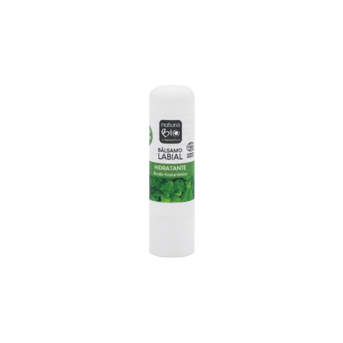Bálsamo hidratante para os lábios com ácido hialurónico e menta 5 g NaturaBIO