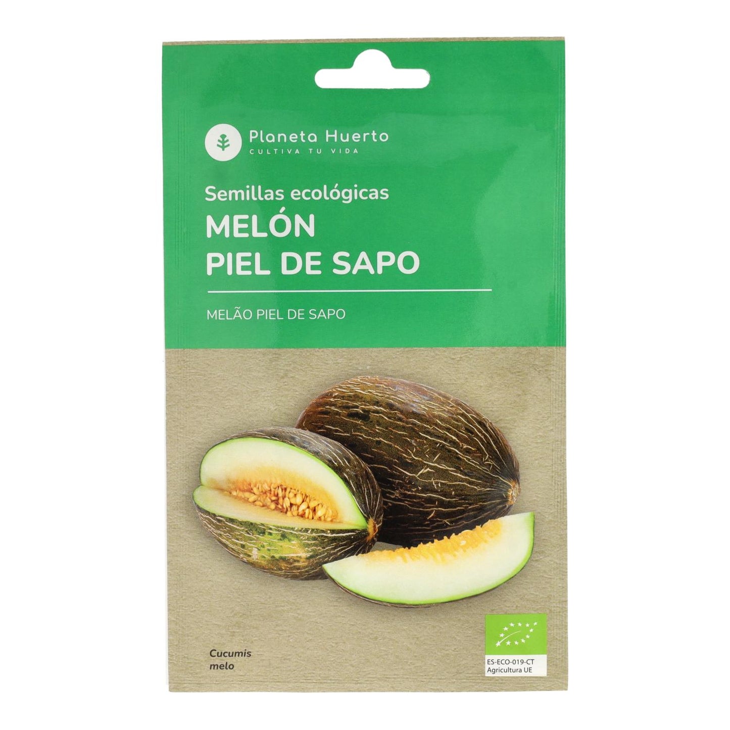 Sementes de Melão Piel de Sapo Biológicas Planeta Huerto